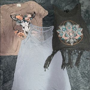 3 summer shirts
